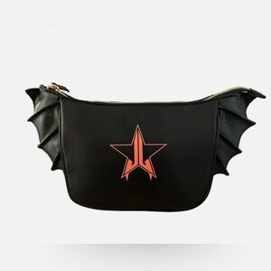 New! JEFFREE STAR Batwing Cosmetic Bag with Star Emblem